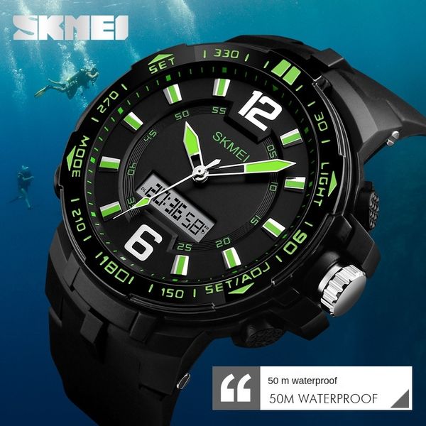 skmei fashion multi-functional student waterproof electronic watch luminous men's outdoor sports luminous outdoor sports watch, Blue
skmei fashion multi-functional student waterproof electronic watch luminous men's outdoor sports luminous outdoor sports watch, Blue