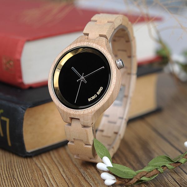 bobo bird elegant women watches simple dial wooden band quartz wristwatch with wooden gift box accept dropshipping, Slivery;brown
bobo bird elegant women watches simple dial wooden band quartz wristwatch with wooden gift box accept dropshipping, Slivery;brown