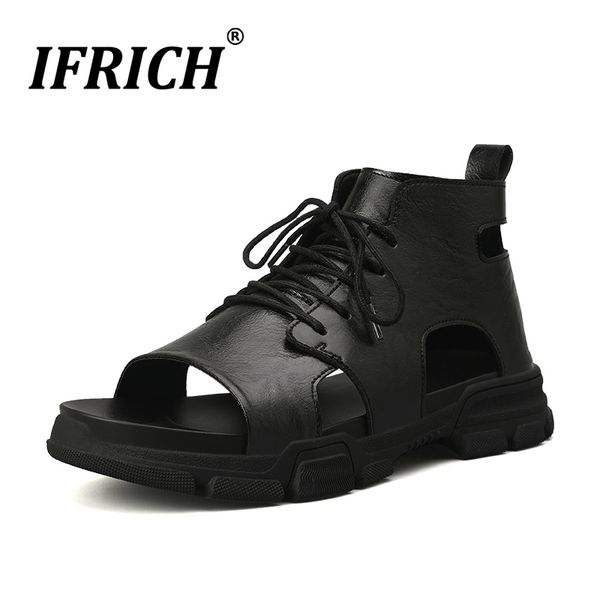 new luxury leather mens shoes beige black mens gladiator sandals summer thick soled shoes high lacing roman sandals
new luxury leather mens shoes beige black mens gladiator sandals summer thick soled shoes high lacing roman sandals