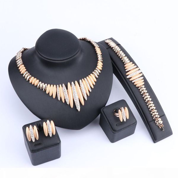 latest fashion italian jewelry dubai gold color jewelry sets african beads crystal necklace jewellery, Black
latest fashion italian jewelry dubai gold color jewelry sets african beads crystal necklace jewellery, Black
