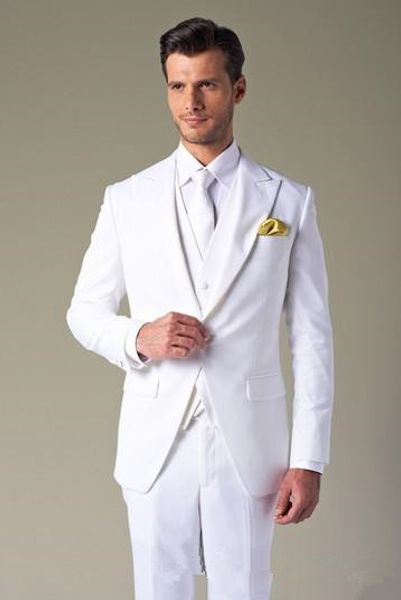 custom made groom white tuxedos fashion men suits for wedding handsome groomsman/groom mens suit( jacket+pants+vest+tie, White;black
custom made groom white tuxedos fashion men suits for wedding handsome groomsman/groom mens suit( jacket+pants+vest+tie, White;black