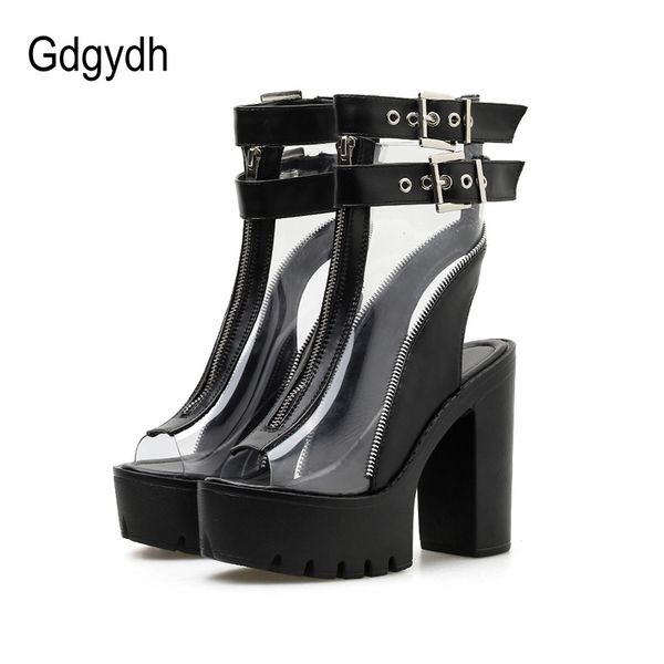 gdgydh 2020 новая летняя обувь женщины transparent peep toe высокий каблук sexy блок сандал ботинок моды пряжки босоножки черный, Black
gdgydh 2020 новая летняя обувь женщины transparent peep toe высокий каблук sexy блок сандал ботинок моды пряжки босоножки черный, Black