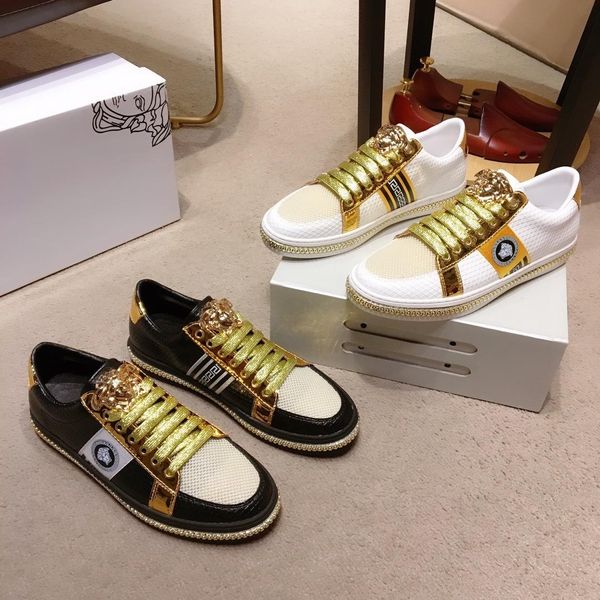 2020r high-end fashion men's printed letters comfortable casual shoes large size leather breathable outdoor sports shoes, size: 38-45, Black
2020r high-end fashion men's printed letters comfortable casual shoes large size leather breathable outdoor sports shoes, size: 38-45, Black