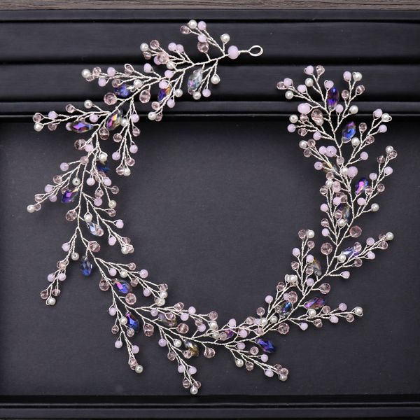 luxury handmade pink crystal beads bridal headband rhinestone wedding hair accessories hair vine bride hairbands crown headpiece mx200720, White;golden
luxury handmade pink crystal beads bridal headband rhinestone wedding hair accessories hair vine bride hairbands crown headpiece mx200720, White;golden