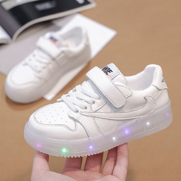ps1zm 2020 new autumn sports sports children's sneakers luminous fluorescent luminous soft sole children's shoes board shoes comfo, Black
ps1zm 2020 new autumn sports sports children's sneakers luminous fluorescent luminous soft sole children's shoes board shoes comfo, Black