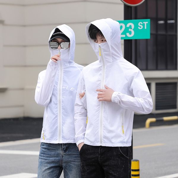 wblja hooded clothing men's sunscreen clothes sunscreen clothes and women's outdoor ultra-thin coat with mask korean style loose b, Gray;blue
wblja hooded clothing men's sunscreen clothes sunscreen clothes and women's outdoor ultra-thin coat with mask korean style loose b, Gray;blue