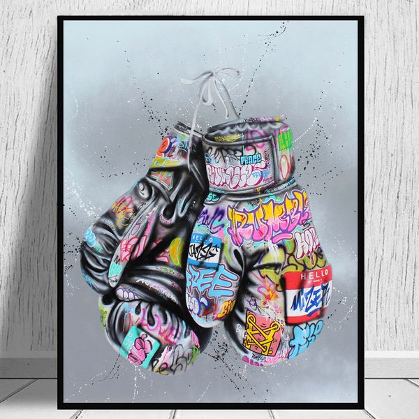 boxing gloves graffiti art posters and prints on the wall canvas painting street wall art picture for living room home decor
boxing gloves graffiti art posters and prints on the wall canvas painting street wall art picture for living room home decor