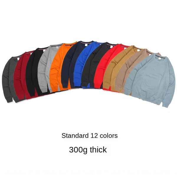 men's autumn and winter new men's sweater 300g basic edition loose round neck blank solid color sweater for men, Black
men's autumn and winter new men's sweater 300g basic edition loose round neck blank solid color sweater for men, Black