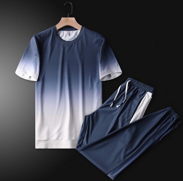 men's sports suits tracksuits 2020 new trendy handsome two pieces suits fashion mens sportwear casual tshirts + pants active clothing s, Gray
men's sports suits tracksuits 2020 new trendy handsome two pieces suits fashion mens sportwear casual tshirts + pants active clothing s, Gray