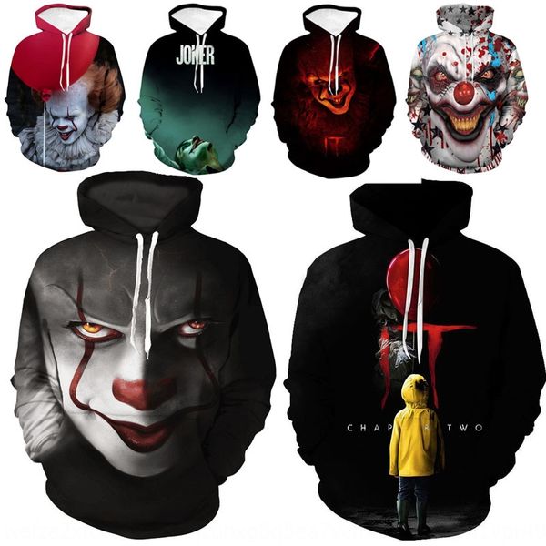 6mmvh 2019 baseball suit pullover fall/winter clown soul-returning 2 long-sleeved hooded sweater women's 3d digital printing pullover b, Black
6mmvh 2019 baseball suit pullover fall/winter clown soul-returning 2 long-sleeved hooded sweater women's 3d digital printing pullover b, Black