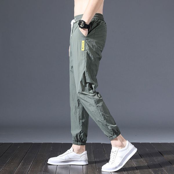 men's pants 2021 for men summertime smoothie breathable slacks nine-part sweatpants haroon leggings, Black
men's pants 2021 for men summertime smoothie breathable slacks nine-part sweatpants haroon leggings, Black