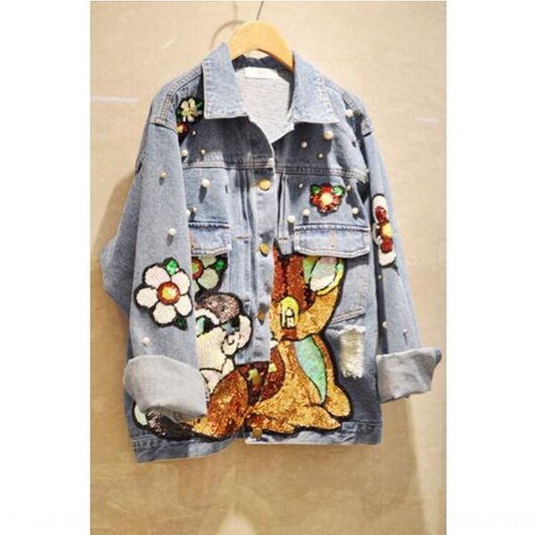 dongdaemun 2020 autumn new cartoon sequined denim beaded coat korean style female student jacket beaded coat, Black;brown
dongdaemun 2020 autumn new cartoon sequined denim beaded coat korean style female student jacket beaded coat, Black;brown