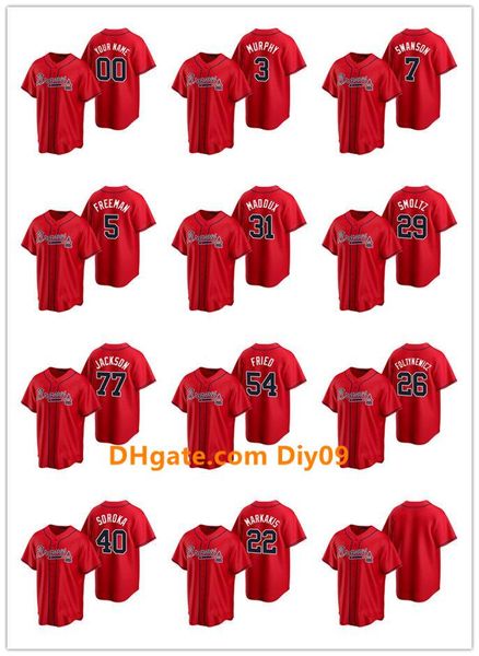 atlanta braves men women youth 1 ozzie albies 13 ronald acuna jr. red 2020 alternate baseball jersey, Black
atlanta braves men women youth 1 ozzie albies 13 ronald acuna jr. red 2020 alternate baseball jersey, Black