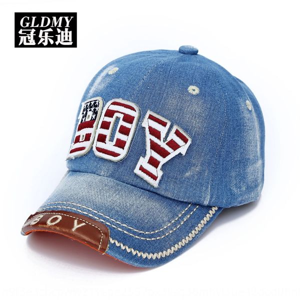 new children's denim water-washed embroidered baseball baseball sun hat sun hat medium and large children's cap sunshade cap, Blue;gray
new children's denim water-washed embroidered baseball baseball sun hat sun hat medium and large children's cap sunshade cap, Blue;gray