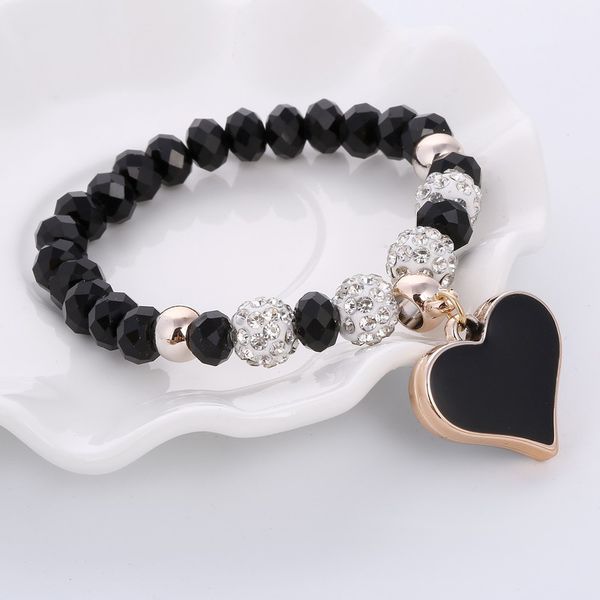fashion new wholesale antique romantic heart pendant crystal beads bracelet 6 color beads bracelets for women, Golden;silver
fashion new wholesale antique romantic heart pendant crystal beads bracelet 6 color beads bracelets for women, Golden;silver