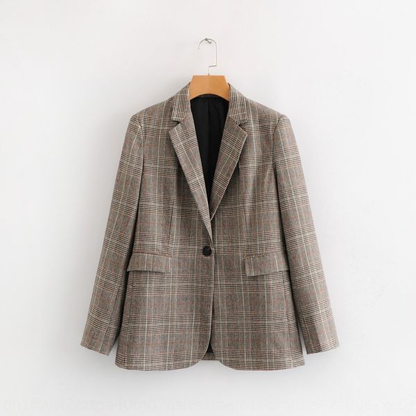 casual plaid one button women's coat small suit new all-match spring and autumn coat for women, White;black
casual plaid one button women's coat small suit new all-match spring and autumn coat for women, White;black