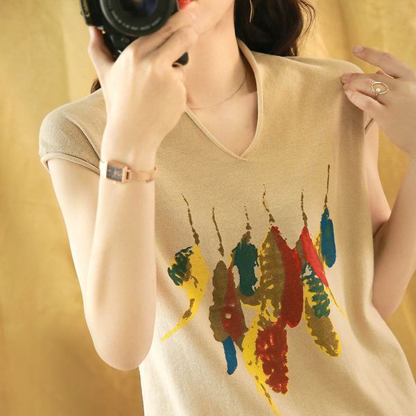 s0l4c 2020 new cotton and linen knitted t- cotton and linen short-sleeved women's v-neck summer loose pullover t-shirt thin shirt casua, White
s0l4c 2020 new cotton and linen knitted t- cotton and linen short-sleeved women's v-neck summer loose pullover t-shirt thin shirt casua, White