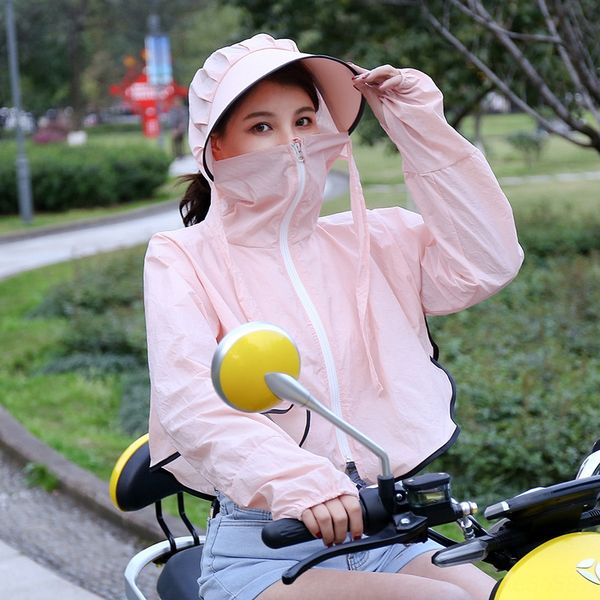 solid color женщины с капюшоном солнцезащитных 2019 летом новых свободная шнуровка езда на велосипед большого велосипеда пальто шляпа uv защ, Black;brown
solid color женщины с капюшоном солнцезащитных 2019 летом новых свободная шнуровка езда на велосипед большого велосипеда пальто шляпа uv защ, Black;brown