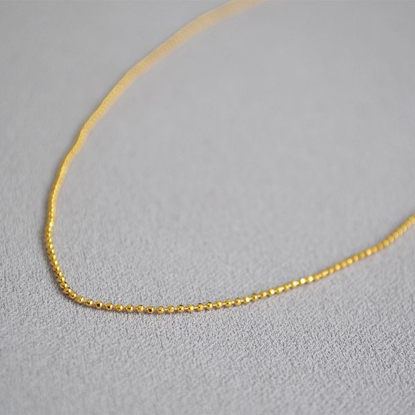 simple fashion temperament gold color beans beads thin necklace naked bead chain short women necklaces fashion jewelry, Silver
simple fashion temperament gold color beans beads thin necklace naked bead chain short women necklaces fashion jewelry, Silver