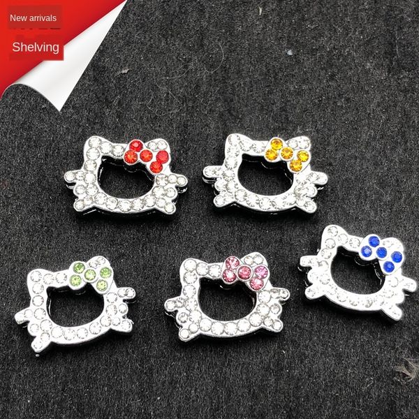 8mm diamond hollow kt head diy diy handmade decorative accessories bracelet key accessories, Silver
8mm diamond hollow kt head diy diy handmade decorative accessories bracelet key accessories, Silver