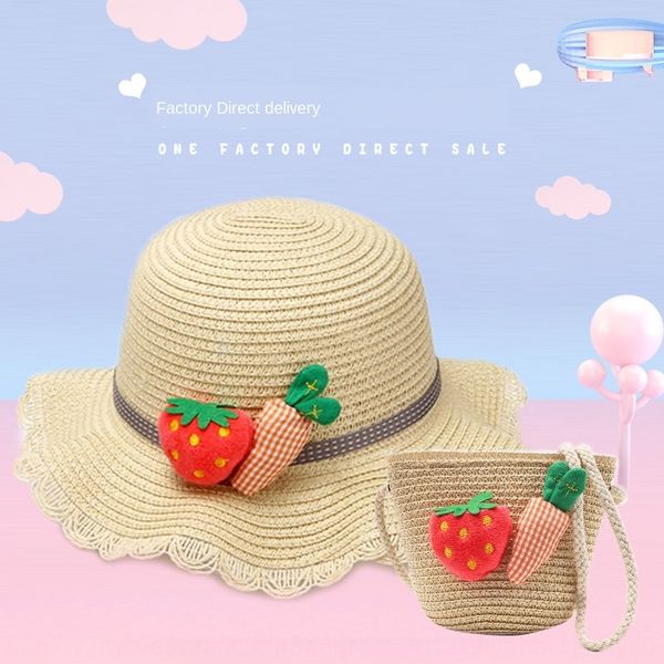 children's berry radish set cute little princess cartoon beach sun strawberry straw straw hat hat sunscreen breathable, Yellow
children's berry radish set cute little princess cartoon beach sun strawberry straw straw hat hat sunscreen breathable, Yellow