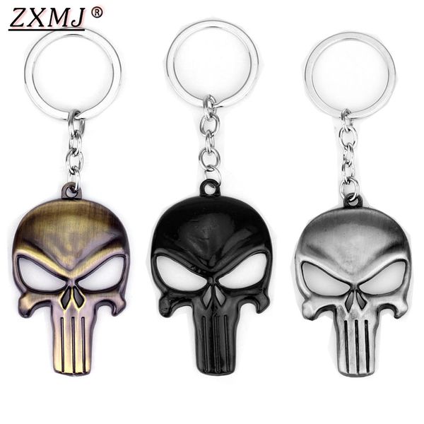 zxmj the punisher skull keychain human skeleton mask classic game periphery jewelry keyring for women gift car key holder hot, Silver
zxmj the punisher skull keychain human skeleton mask classic game periphery jewelry keyring for women gift car key holder hot, Silver