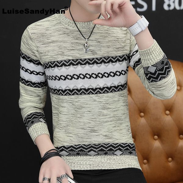 men's sweaters round neck color striped fashion sweater man long-sleeved simple commuter knitted bottoming pullover spring autumn, White;black
men's sweaters round neck color striped fashion sweater man long-sleeved simple commuter knitted bottoming pullover spring autumn, White;black