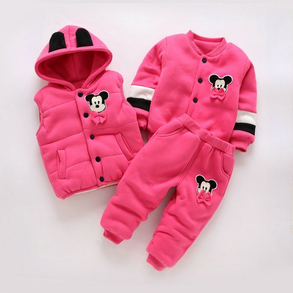 2020 autumn and winter children plus velvet warm cartoon three-piece suit boys and girls cotton thickened vest + clothes + pants, White
2020 autumn and winter children plus velvet warm cartoon three-piece suit boys and girls cotton thickened vest + clothes + pants, White