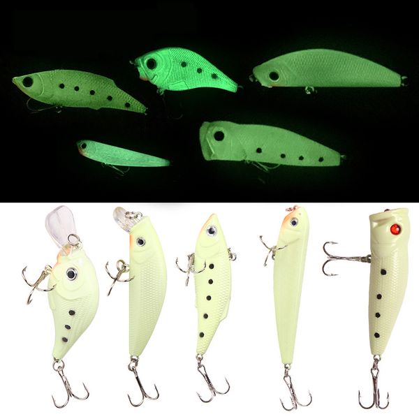 5pcs/lot 7-9cm/7.6-10.3g bionic fishing lure set kit freshwater bass trout hard bait luminous minnow popper pencil crankbait vib lures
5pcs/lot 7-9cm/7.6-10.3g bionic fishing lure set kit freshwater bass trout hard bait luminous minnow popper pencil crankbait vib lures