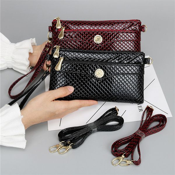 fashion women handbag shoulder bags pu leather wallets ladies zipper crossbody bag purse trendy handbags outdoors card holder bags 21*11cm, Black
fashion women handbag shoulder bags pu leather wallets ladies zipper crossbody bag purse trendy handbags outdoors card holder bags 21*11cm, Black