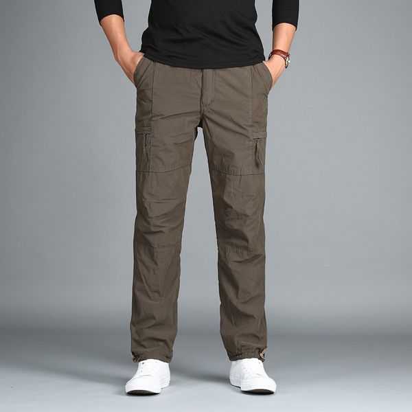 men's pants cargo men tactical baggy winter thicken fleece warm casual cotton combat bomber working trousers for, Black
men's pants cargo men tactical baggy winter thicken fleece warm casual cotton combat bomber working trousers for, Black