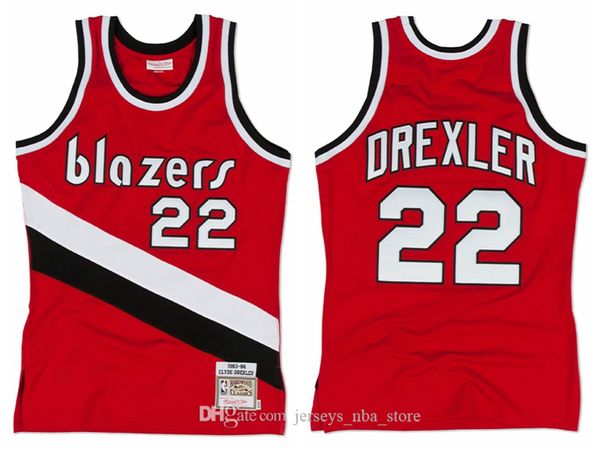 men portland trail blazers clyde drexler 22 road mitchell & ness 1983-84 hardwoods classics authentic jersey 07, Black;red
men portland trail blazers clyde drexler 22 road mitchell & ness 1983-84 hardwoods classics authentic jersey 07, Black;red