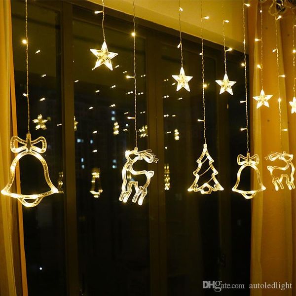 christmas tree decor elk bell string light led christmas party ornament for home hanging garland 2019 xmas new year gift 3.5*1m
christmas tree decor elk bell string light led christmas party ornament for home hanging garland 2019 xmas new year gift 3.5*1m
