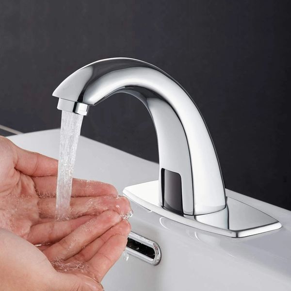 zinc alloy automatic infrared sensor kitchen basin sink faucet smart touchless sink cold tap single handle deck mount w/ controller box
zinc alloy automatic infrared sensor kitchen basin sink faucet smart touchless sink cold tap single handle deck mount w/ controller box