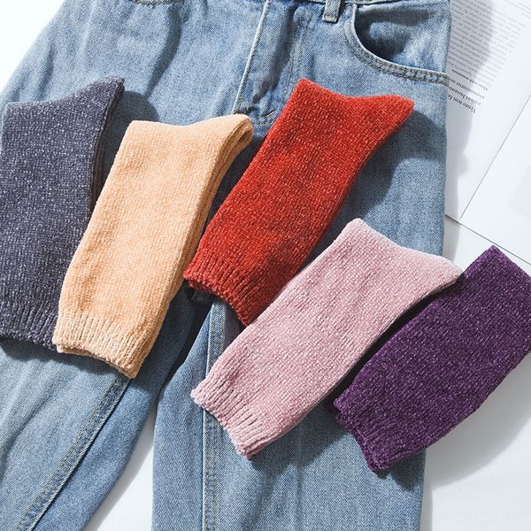 2019 new chenille pearl velvet solid color medium warm pearl female velvet warm socks floor socks, Pink;yellow
2019 new chenille pearl velvet solid color medium warm pearl female velvet warm socks floor socks, Pink;yellow