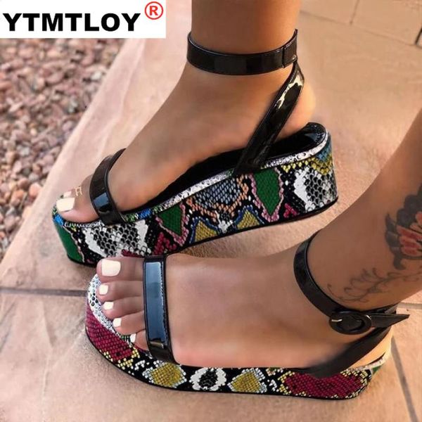 new women leopard summer sandals new open toe fashion colorful shoes thick bottom sandals wild shoes large ladies, Black
new women leopard summer sandals new open toe fashion colorful shoes thick bottom sandals wild shoes large ladies, Black