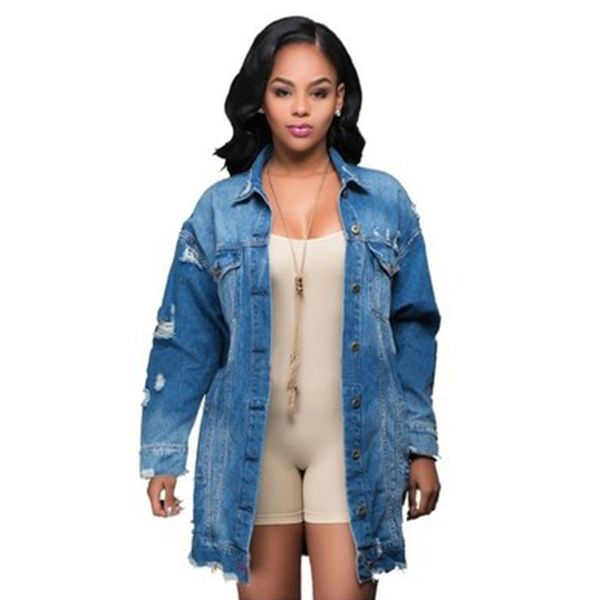 e-baihui 2021 european and american style ladies denim jacket mid-length ripped denim trench coat women button-decorated denim jacket 814, Tan;black
e-baihui 2021 european and american style ladies denim jacket mid-length ripped denim trench coat women button-decorated denim jacket 814, Tan;black