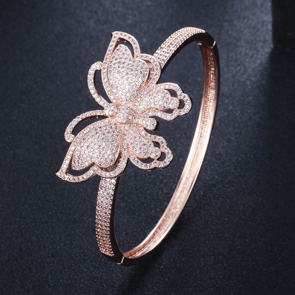 deelan fashion butterfly bracelet for women silver cubic zirconia crystal jewelry girl exquisite simple bangle jewellery, Black
deelan fashion butterfly bracelet for women silver cubic zirconia crystal jewelry girl exquisite simple bangle jewellery, Black