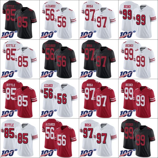 san francisco 49ers men 85 george kittle 56 kwon alexander 97 nick bosa 99 deforest buckner women youth nfl 100th limited jersey, Black;red
san francisco 49ers men 85 george kittle 56 kwon alexander 97 nick bosa 99 deforest buckner women youth nfl 100th limited jersey, Black;red