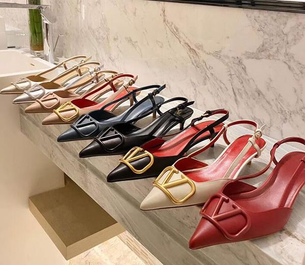 2020 new pointed toe stiletto high heels v buckle baotou women summer mid pumps sandals, Black
2020 new pointed toe stiletto high heels v buckle baotou women summer mid pumps sandals, Black