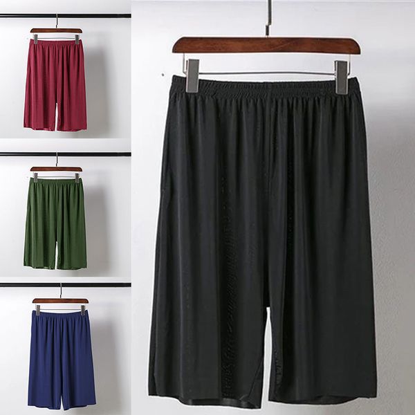 wholesale ice silks quick drying men casual pants shorts with pocket daily home travel summer beach shorts ed889, White;black 
wholesale ice silks quick drying men casual pants shorts with pocket daily home travel summer beach shorts ed889, White;black