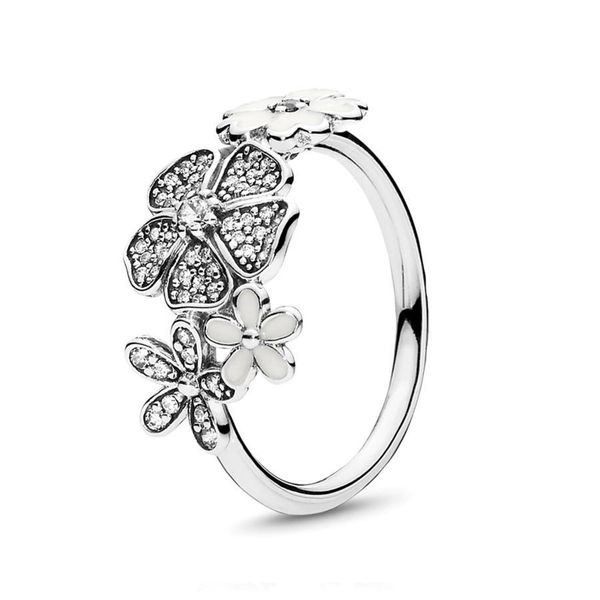 925 sterling silver white enamel & shimmering bouquet ring fashion luxury designer jewelry flower women rings with pandora original gift box, Golden;silver
925 sterling silver white enamel & shimmering bouquet ring fashion luxury designer jewelry flower women rings with pandora original gift box, Golden;silver