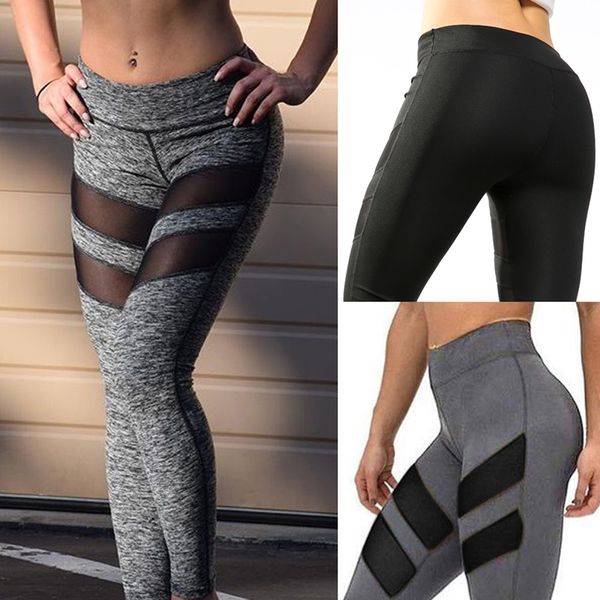 mesh breathable leggings fitness women high waist pants push up sports running sportswear slim gym clothing female leggins, Black
mesh breathable leggings fitness women high waist pants push up sports running sportswear slim gym clothing female leggins, Black