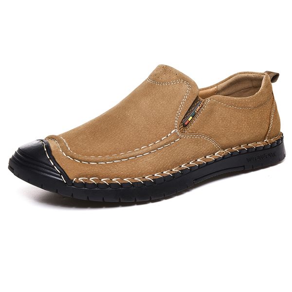 men's casual shoes fashion spring autumn genuine leather shoes breathable men driving comfortable flats handmade loafers, Black
men's casual shoes fashion spring autumn genuine leather shoes breathable men driving comfortable flats handmade loafers, Black