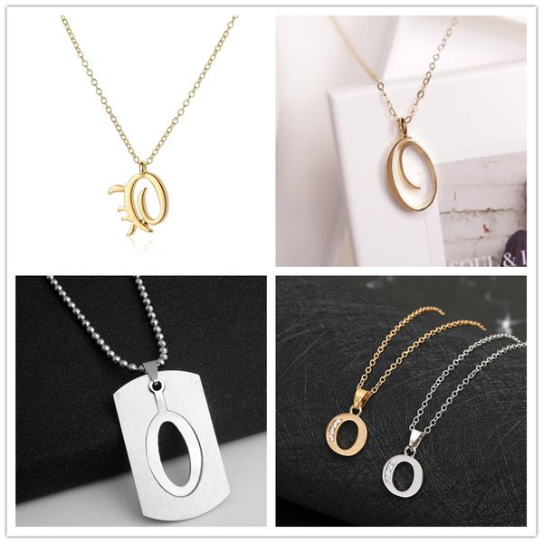 letter -o stainless steel alloy alphabet name initial pendant necklace monogram america english word sign chain friend woman mother men', Silver
letter -o stainless steel alloy alphabet name initial pendant necklace monogram america english word sign chain friend woman mother men', Silver