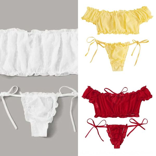 women's off-shoulder short three-point underwear women's off-shoulder short three-point underwear, Black;white
women's off-shoulder short three-point underwear women's off-shoulder short three-point underwear, Black;white