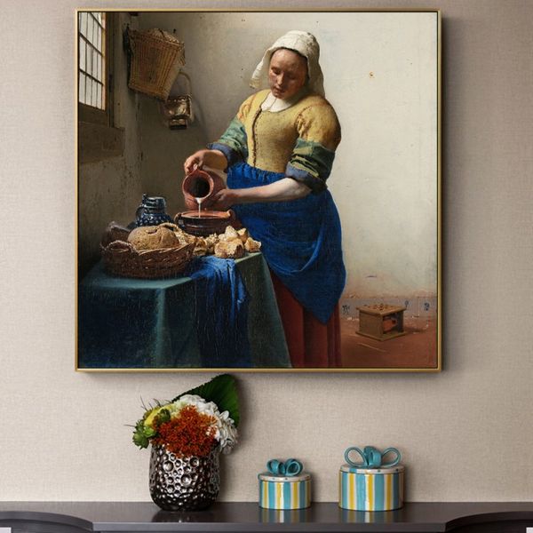 netherlands artist johannes the milkmaid poster and prints famous wall art canvas piainting for living room cuadros decor
netherlands artist johannes the milkmaid poster and prints famous wall art canvas piainting for living room cuadros decor