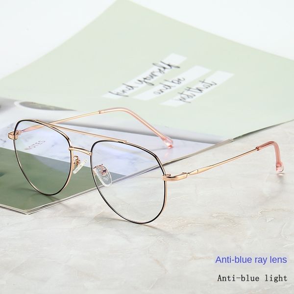 m8eqi korean myopia glasses double beam anti-blue light plain mirror stainless steel kick-off myopia frame for men and women optical glasses, Silver
m8eqi korean myopia glasses double beam anti-blue light plain mirror stainless steel kick-off myopia frame for men and women optical glasses, Silver