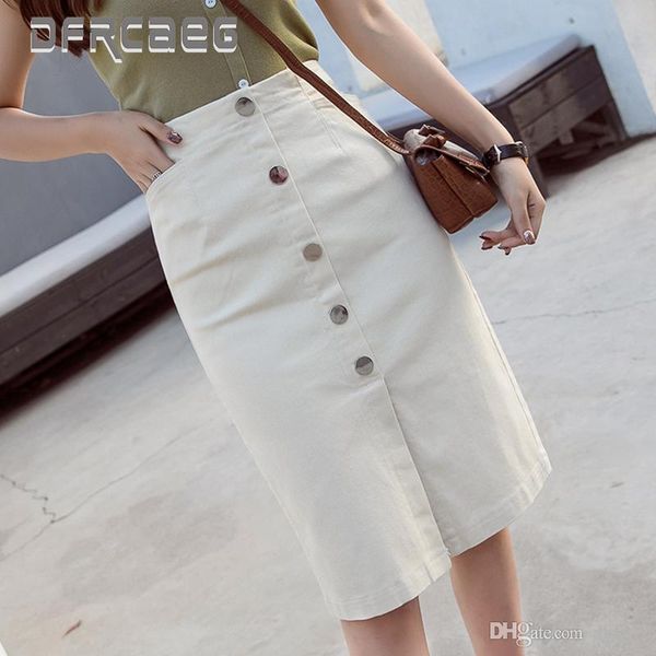 hj women clothes office lady pencil skirt high waist white row of button hipper skirt high elastic korean style women, Black
hj women clothes office lady pencil skirt high waist white row of button hipper skirt high elastic korean style women, Black