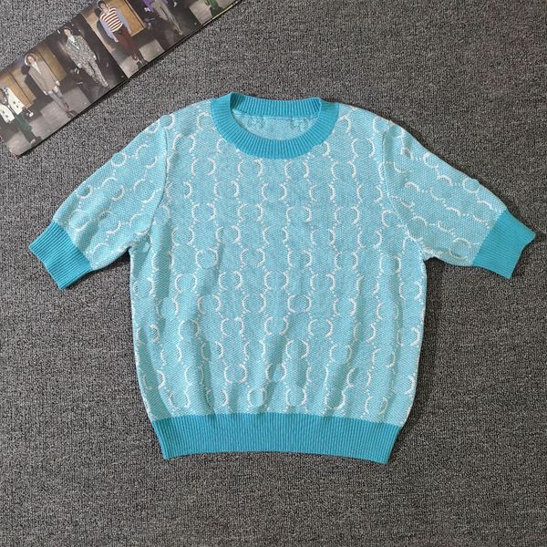2020 new letter short-sleeved knitted women's 2020 new letter short-sleeved t-shirt t-shirt knitted women's top, White
2020 new letter short-sleeved knitted women's 2020 new letter short-sleeved t-shirt t-shirt knitted women's top, White